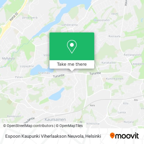 Espoon Kaupunki Viherlaakson Neuvola map