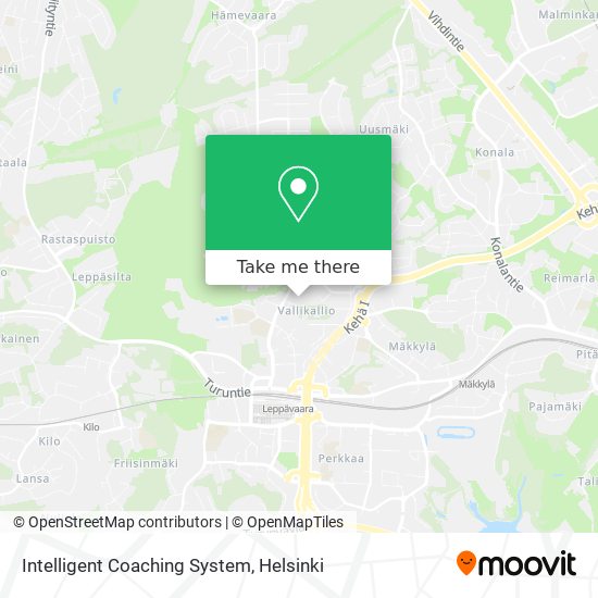 Intelligent Coaching System map