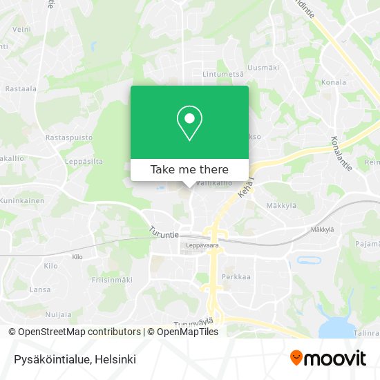 Pysäköintialue map