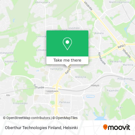 Oberthur Technologies Finland map