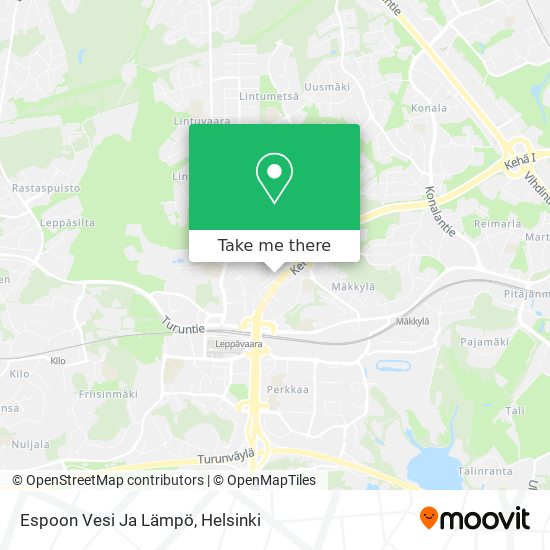 Espoon Vesi Ja Lämpö map