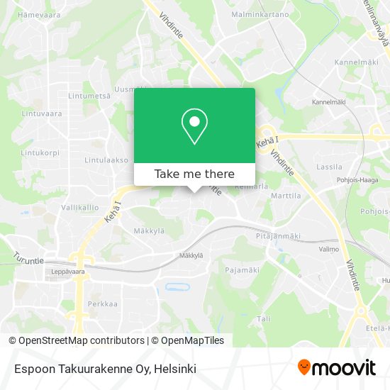 Espoon Takuurakenne Oy map