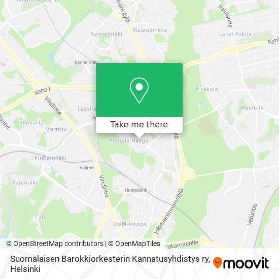 Suomalaisen Barokkiorkesterin Kannatusyhdistys ry map