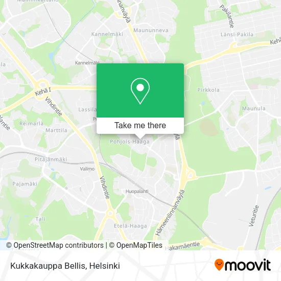 Kukkakauppa Bellis map