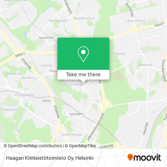 Haagan Kiinteistötoimisto Oy map