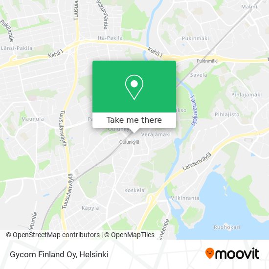Gycom Finland Oy map