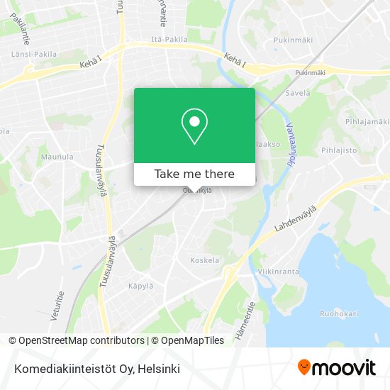 Komediakiinteistöt Oy map