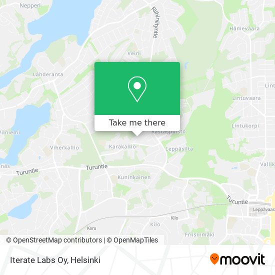 Iterate Labs Oy map