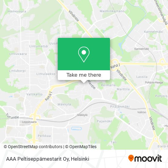 AAA Peltiseppämestarit Oy map