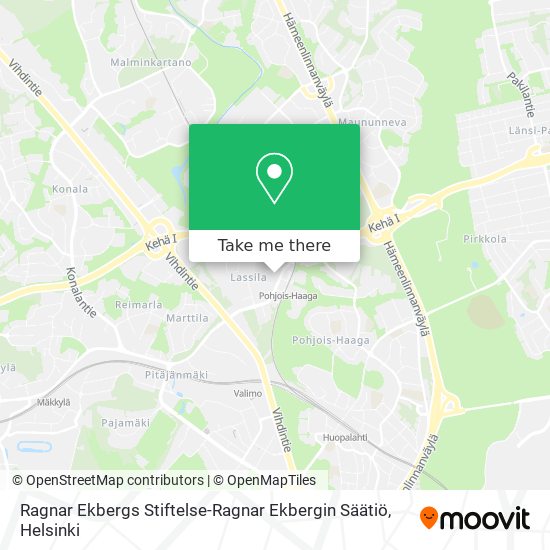 Ragnar Ekbergs Stiftelse-Ragnar Ekbergin Säätiö map