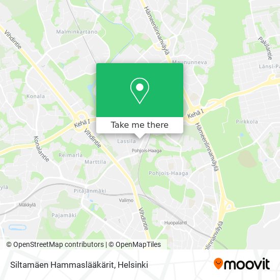 Siltamäen Hammaslääkärit map