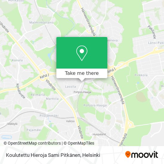 Koulutettu Hieroja Sami Pitkänen map