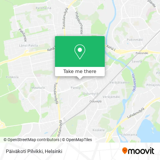 Päiväkoti Pilvikki map