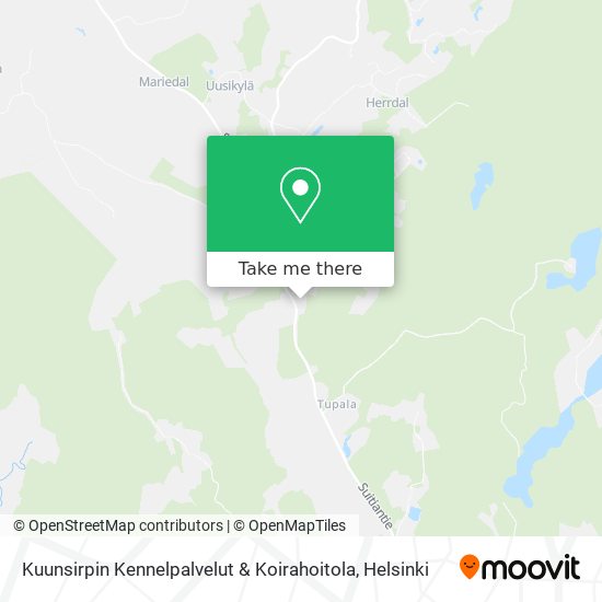 Kuunsirpin Kennelpalvelut & Koirahoitola map