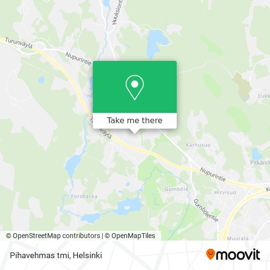 Pihavehmas tmi map