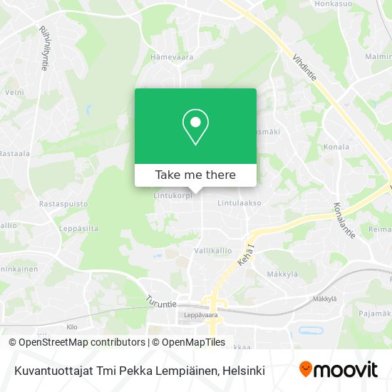 Kuvantuottajat Tmi Pekka Lempiäinen map