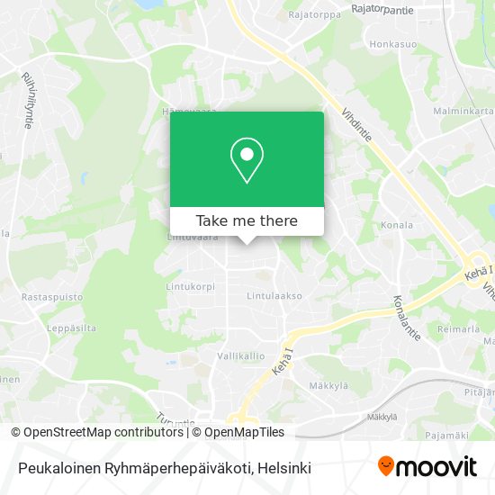 Peukaloinen Ryhmäperhepäiväkoti map