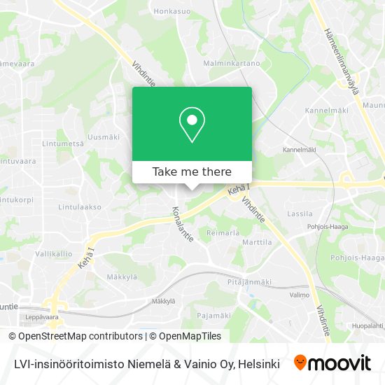 LVI-insinööritoimisto Niemelä & Vainio Oy map