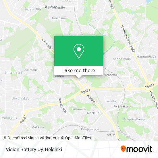 Vision Battery Oy map