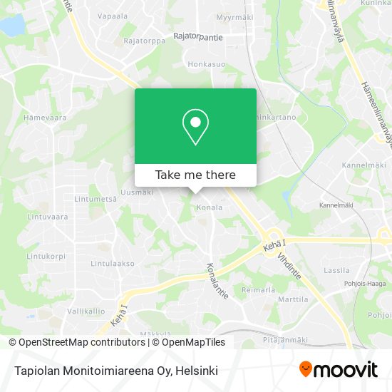 Tapiolan Monitoimiareena Oy map