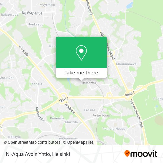Nl-Aqua Avoin Yhtiö map