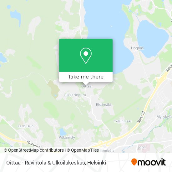Oittaa - Ravintola & Ulkoilukeskus map
