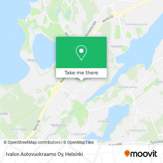 Ivalon Autovuokraamo Oy map