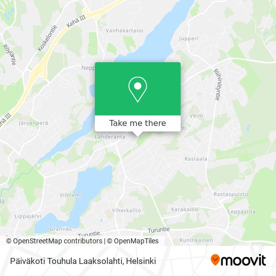 Päiväkoti Touhula Laaksolahti map