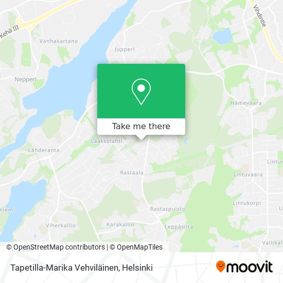 Tapetilla-Marika Vehviläinen map