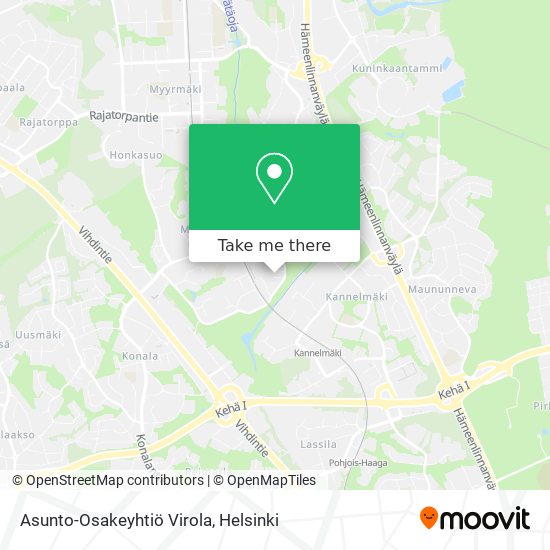 Asunto-Osakeyhtiö Virola map