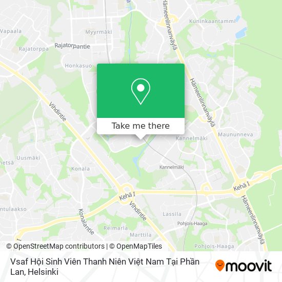 Vsaf Hội Sinh Viên Thanh Niên Việt Nam Tại Phần Lan map