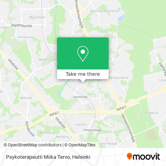 Psykoterapeutti Miika Tervo map