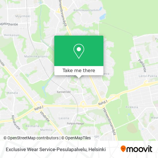 Exclusive Wear Service-Pesulapalvelu map