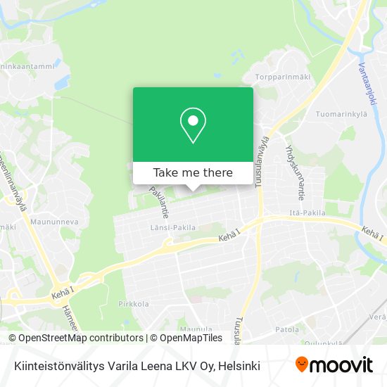 Kiinteistönvälitys Varila Leena LKV Oy map