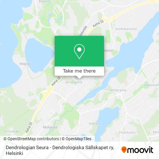 Dendrologian Seura - Dendrologiska Sällskapet ry map
