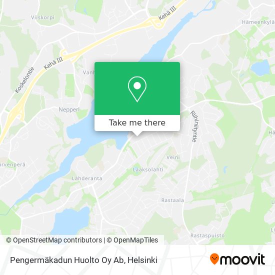 Pengermäkadun Huolto Oy Ab map