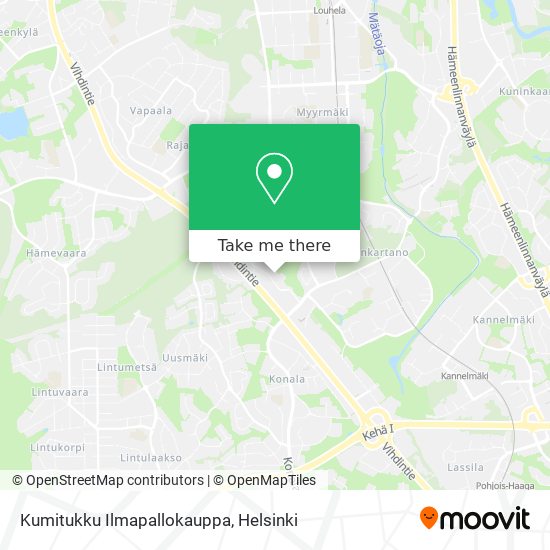 Kumitukku Ilmapallokauppa map