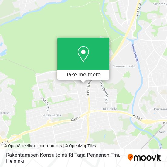 Rakentamisen Konsultointi RI Tarja Pennanen Tmi map