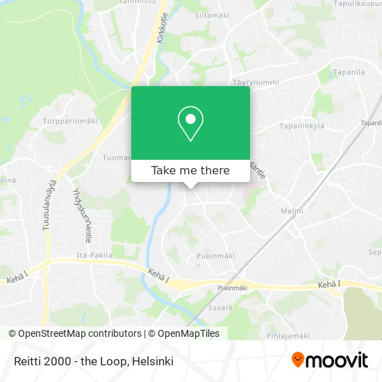 Route 2000 - the Loop map