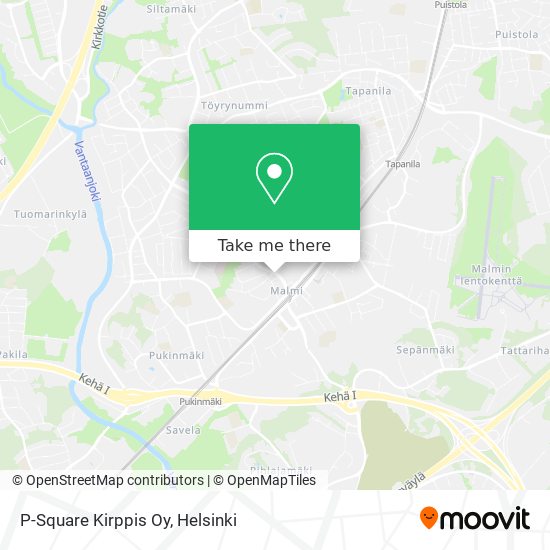 P-Square Kirppis Oy map