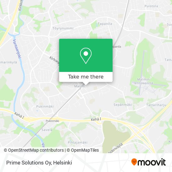 Prime Solutions Oy map