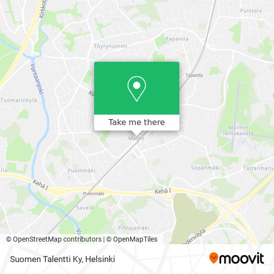 Suomen Talentti Ky map