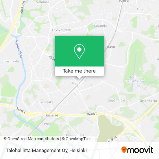 Talohallinta Management Oy map