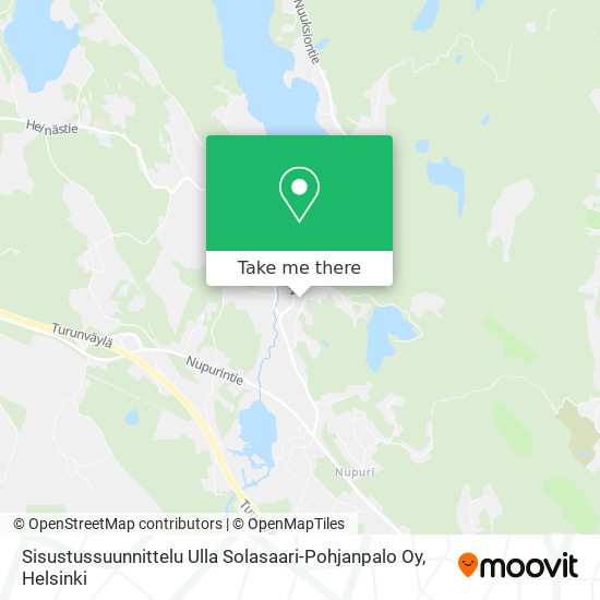 Sisustussuunnittelu Ulla Solasaari-Pohjanpalo Oy map