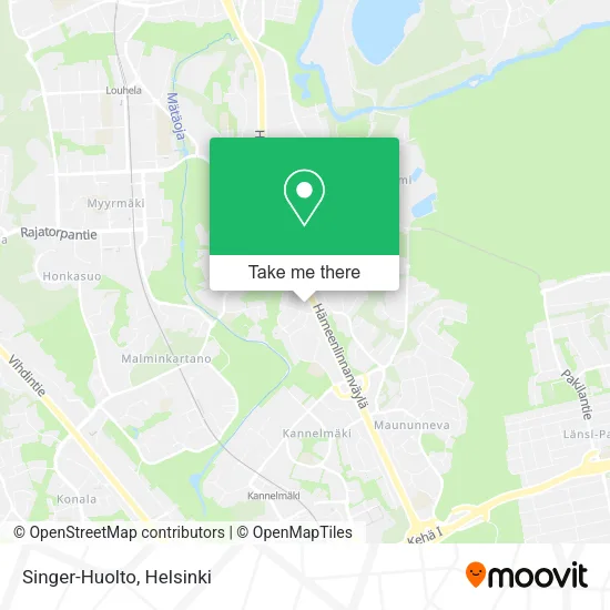 Singer-Huolto map