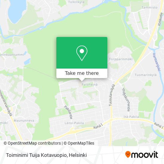Toiminimi Tuija Kotavuopio map