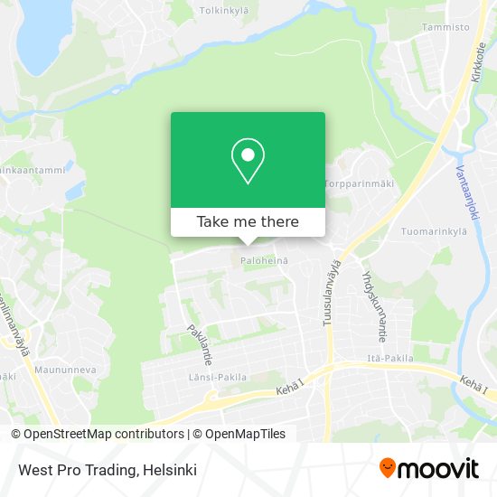 West Pro Trading map