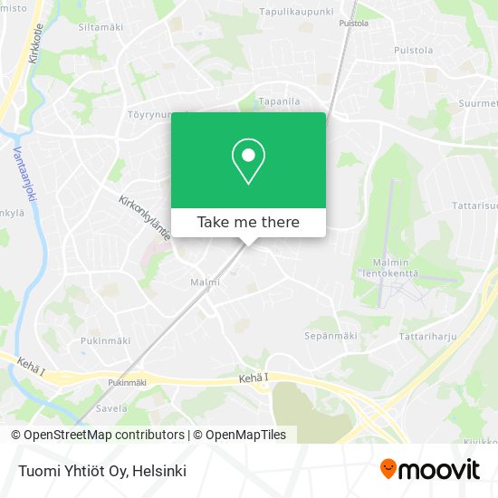 Tuomi Yhtiöt Oy map