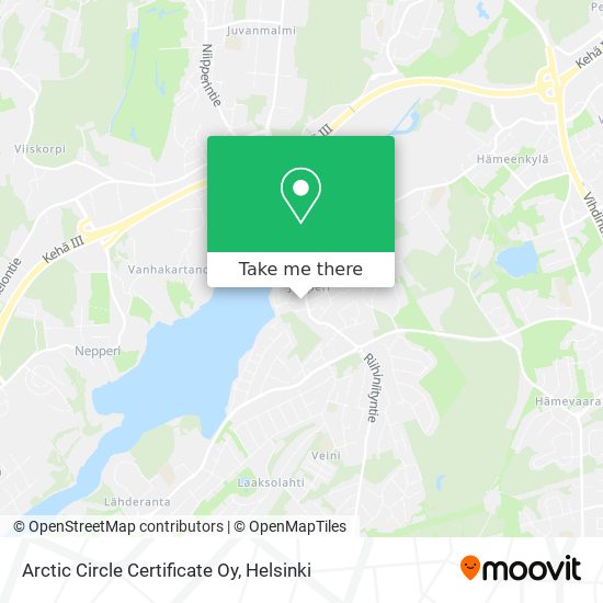 Arctic Circle Certificate Oy map