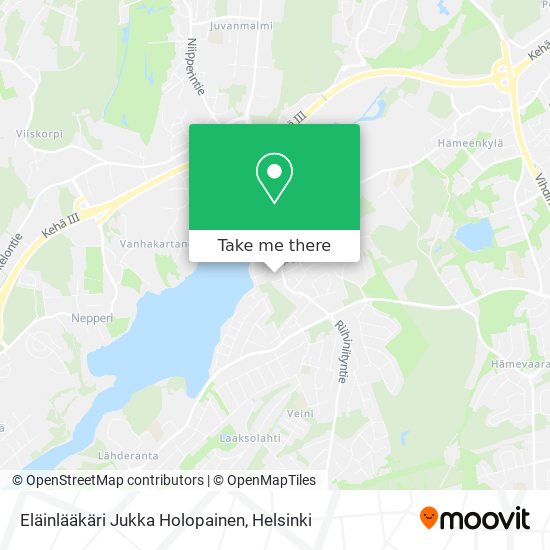 Eläinlääkäri Jukka Holopainen map